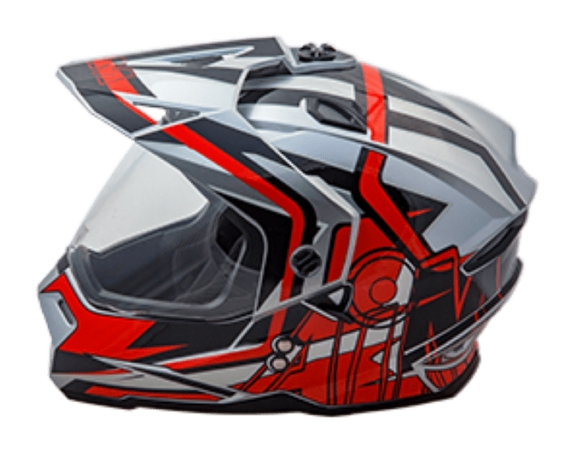 Шлем AiM JK802S Red/Grey/Black, L pitbikemarket.ru