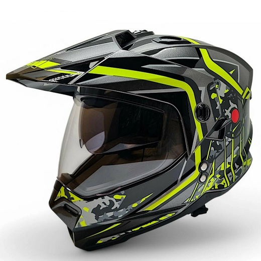 Шлем AiM JK802S Yellow/Grey/Black, XL pitbikemarket.ru