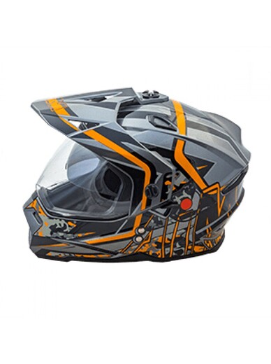 Шлем AiM JK802S Orange/Grey/Black, M pitbikemarket.ru