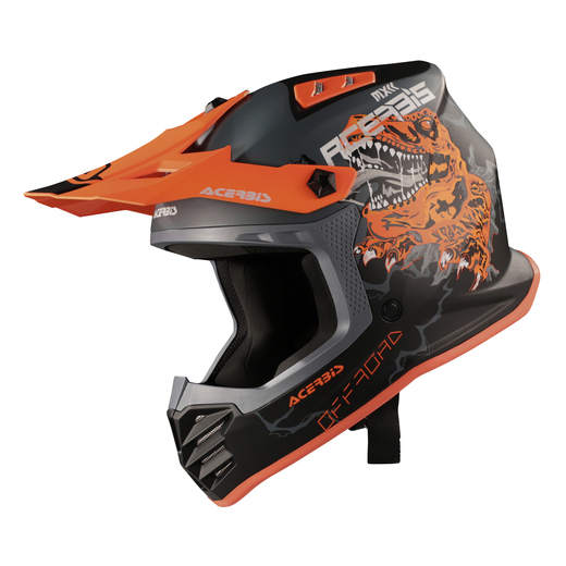 Шлем детский Acerbis PROFILE JUNIOR Nero/Arancio, S (47-48) pitbikemarket.ru